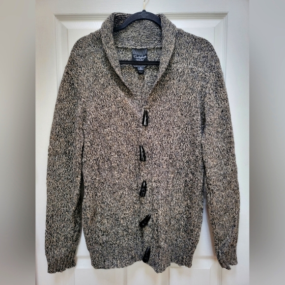 Civil Society We The People Men's 50% Wool Button Down Cardigan Size Large - Picture 1 of 4